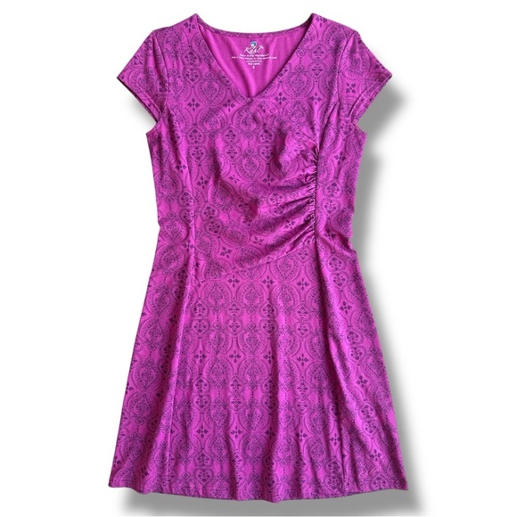 Kühl Pink Verona Dress Ruched Sheath Mini Dress Sz S - Picture 1 of 16